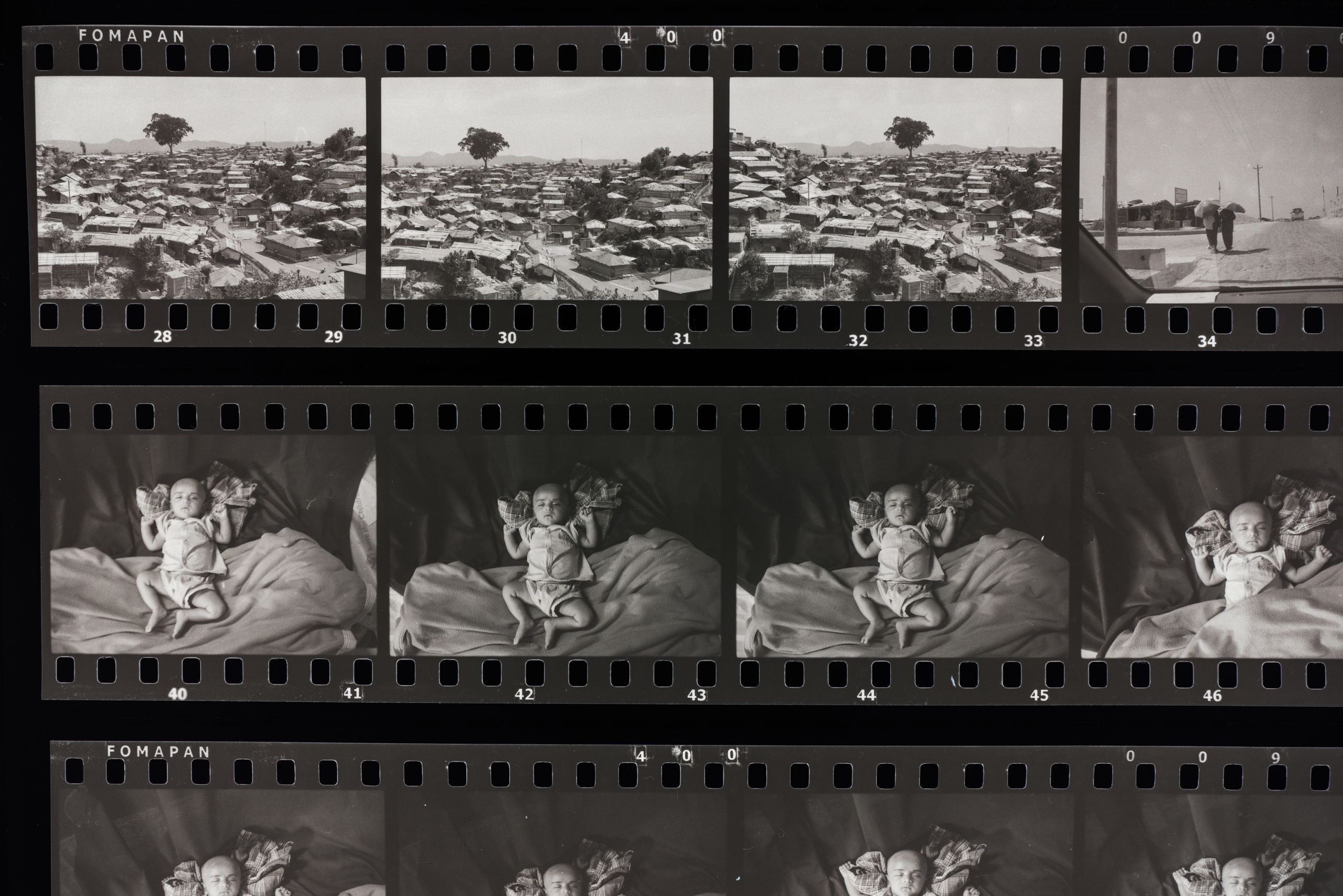 Contact sheets of images taken during the visit in Cox´s Bazar, Bangladesh.