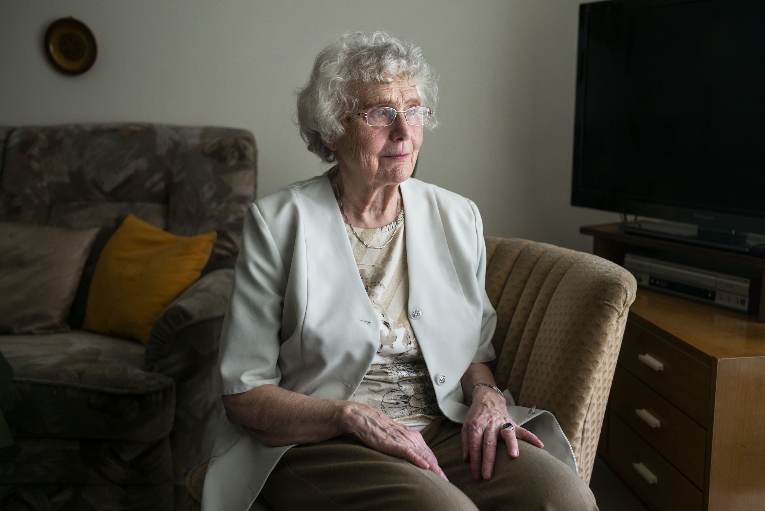 Evelyne Brix, 87 years old Survivor of World War II (1939 – 1945)